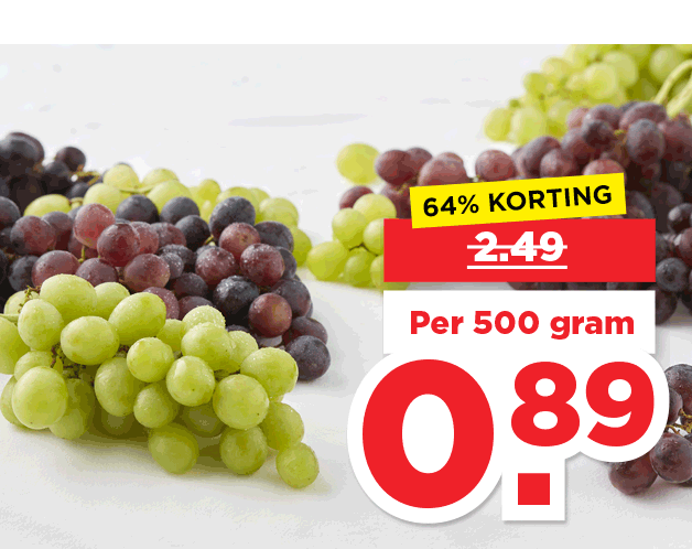 PLUS Witte of blauwe druiven | Bekijk aanbieding