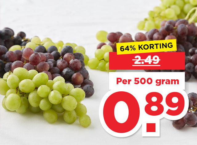 PLUS Witte of blauwe druiven | Bekijk aanbieding