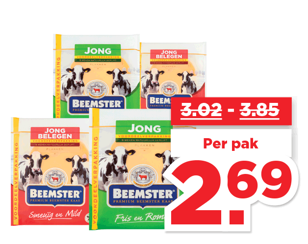 Beemster Kaas plakken | Bekijk aanbieding