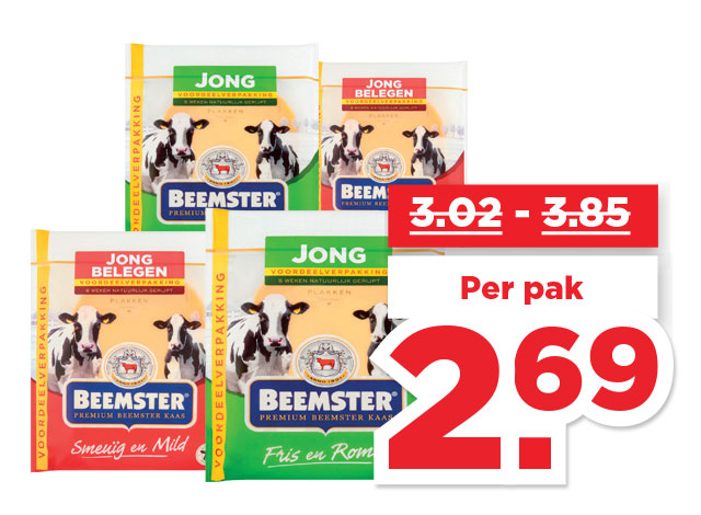 Beemster Kaas plakken | Bekijk aanbieding