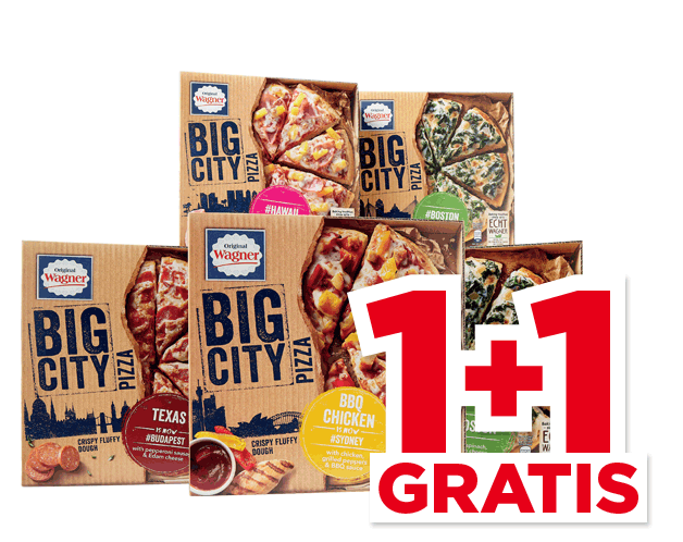 Alle Wagner Big city pizza’s | Bekijk aanbieding
