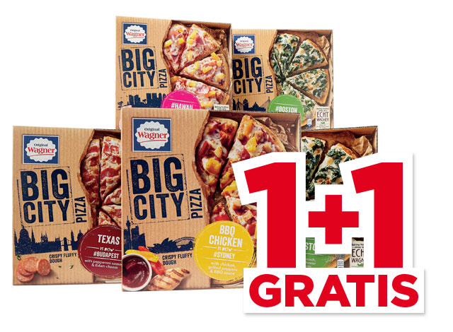Alle Wagner Big city pizza’s | Bekijk aanbieding