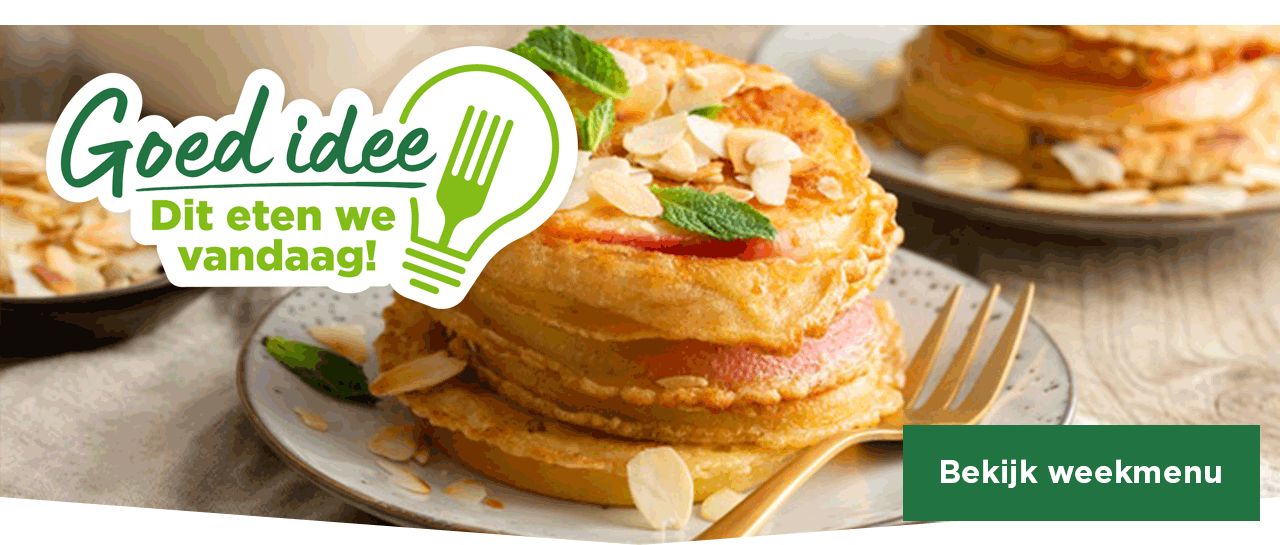Goed idee | Dit eten we vandaag! | Bekijk weekmenu