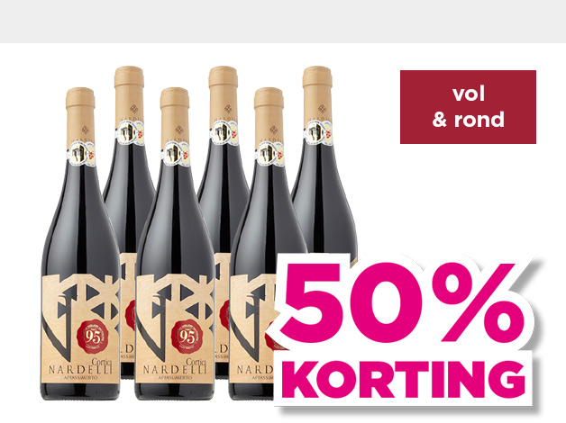 Nardelli | Appasimento IGP | vol & rond | 50% korting | van 65.94 voor 32.97 | Bekijk wijn