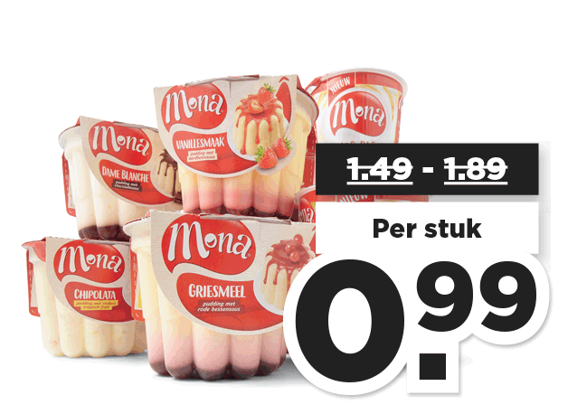 Mona Yoghurt of pudding | Bekijk aanbieding