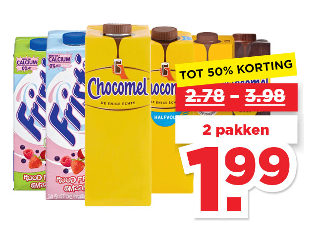 Houdbare Chocomel of Fristi | Bekijk aanbieding