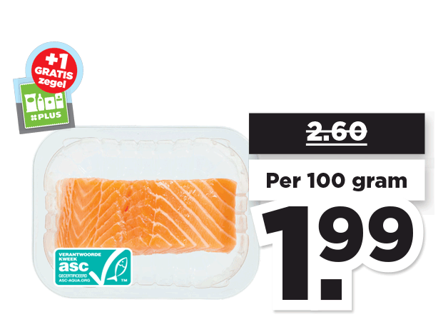 PLUS Zalmfilet zonder huid | Bekijk aanbieding