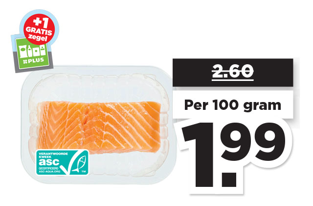 PLUS Zalmfilet zonder huid | Bekijk aanbieding