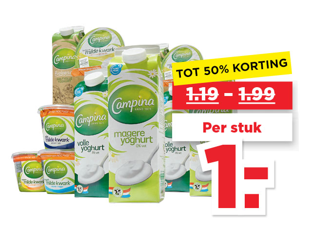 Campina Yoghurt | Bekijk aanbieding
