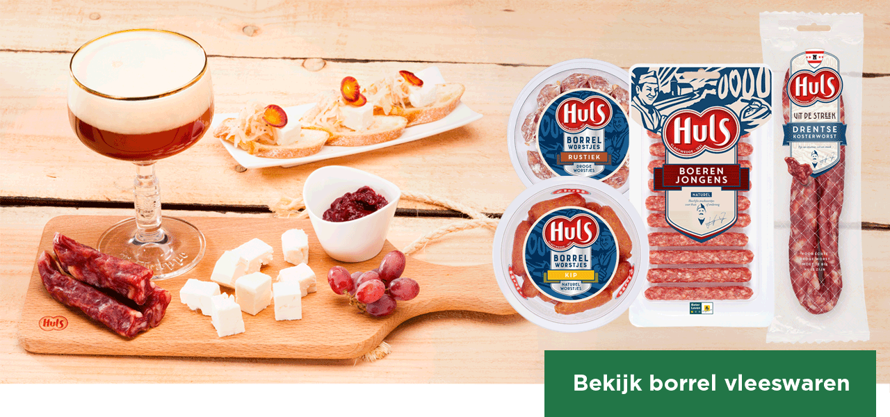 Huls | Bekijk borrel vleeswaren