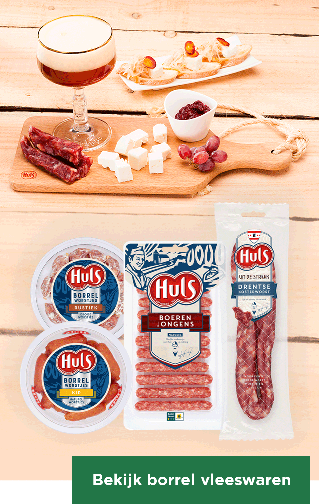 Huls | Bekijk borrel vleeswaren