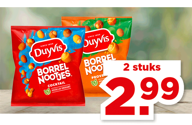 Duyvis Borrelnootjes | Bekijk aanbieding