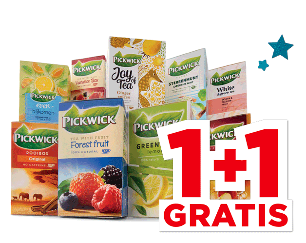 Pickwick 1-Kops thee | Bekijk aanbieding