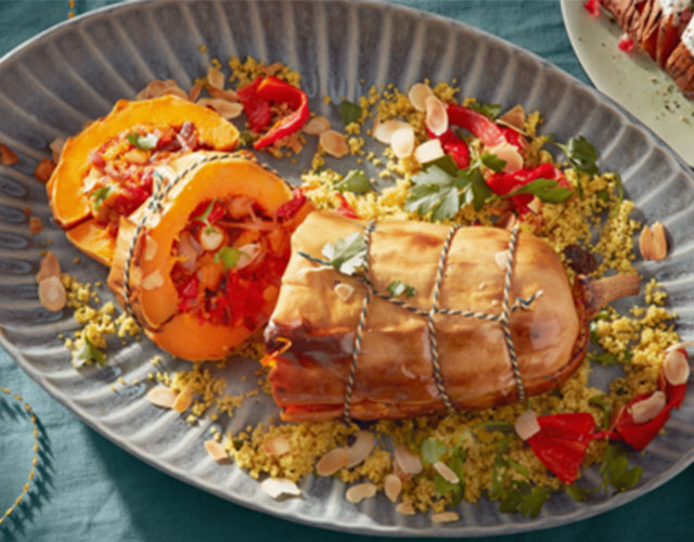 Gevulde pompoenrollade | Bekijk recept