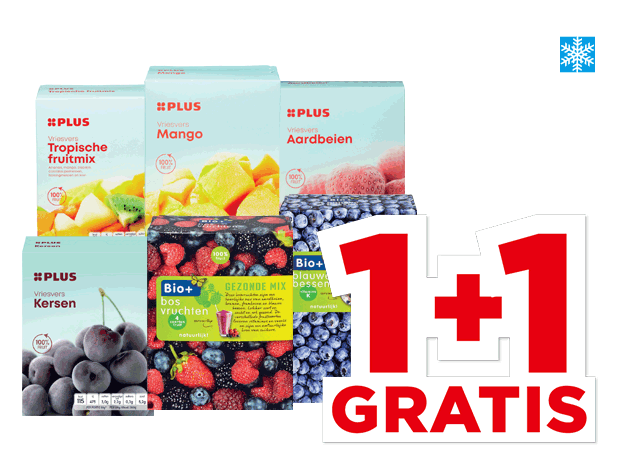 PLUS of Bio+ Vriesvers fruit | Bekijk aanbieding