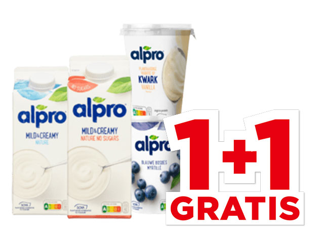 Alpro yoghurt of kwark variatie | Bekijk aanbieding