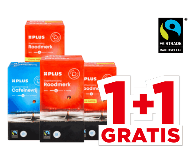 PLUS Snelfilterkoffie | Bekijk aanbieding