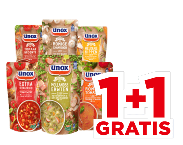 Unox Soep in zak | Bekijk aanbieding