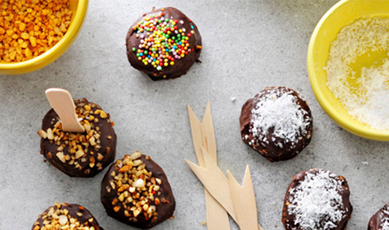 Banaan choco hapjes | Bekijk recept