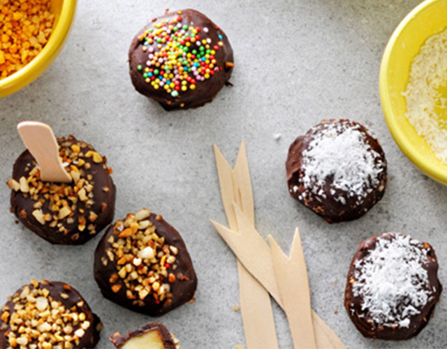 Banaan choco hapjes | Bekijk recept