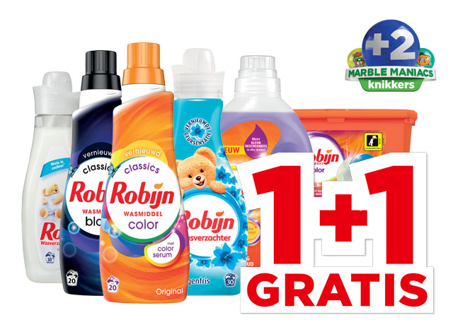 Alle Robijn Wasmiddel of wasverzachter | Bekijk actie