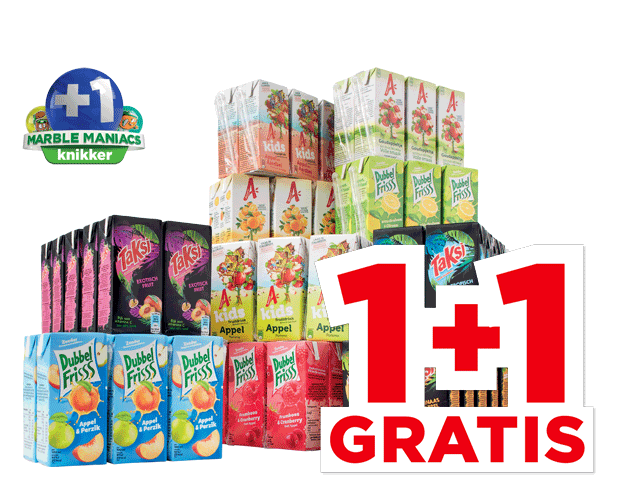 Alle Dubbelfrisss, Taksi of Appelsientje Mini-pakjes | Bekijk aanbieding