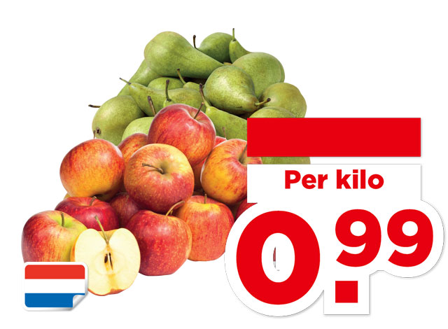 PLUS Nederlandse Handappels Jonagold of Handperen Conference | Bekijk aanbieding