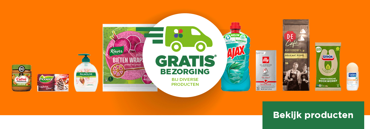 GRATIS BEZORGING | Bij aankoop van diverse producten: | Bekijk producten