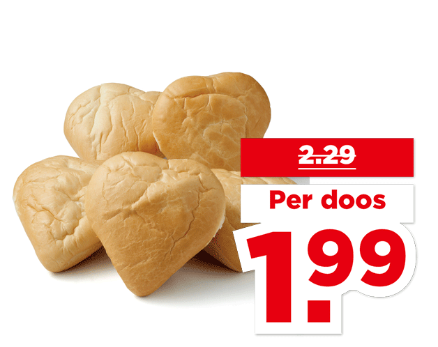 PLUS Hart broodjes | Bekijk aanbieding