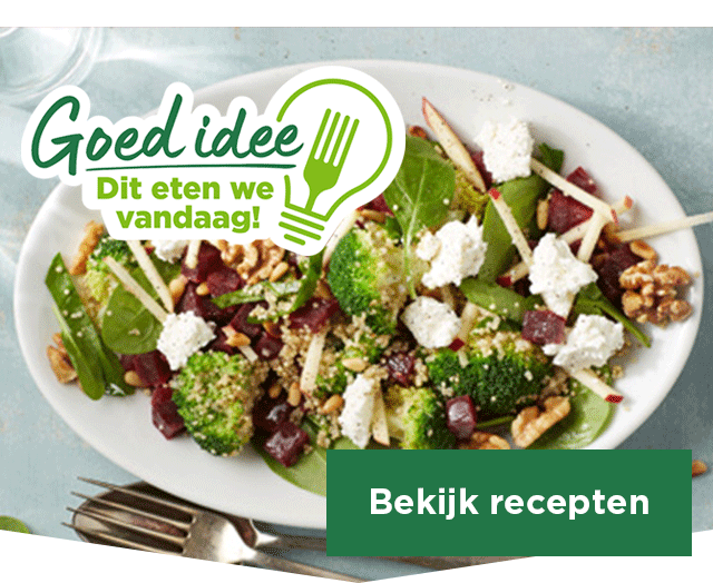 Goed idee | Dit eten we vandaag! | Bekijk recepten