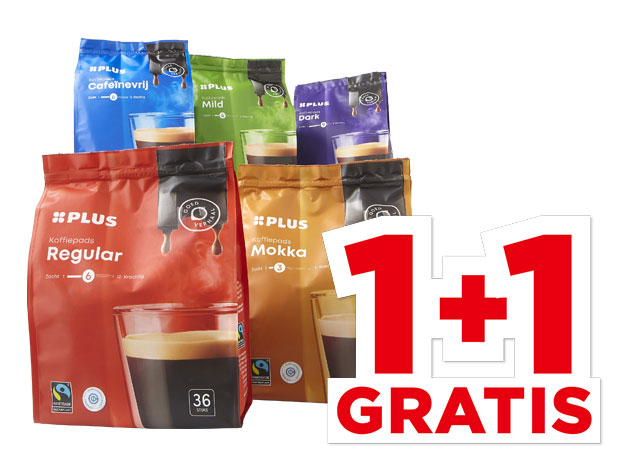 PLUS Koffiepads | Bekijk aanbieding