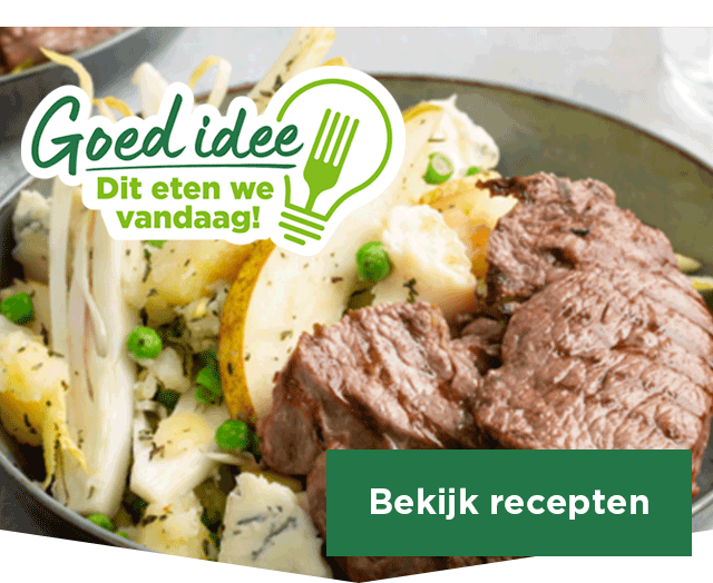 Goed idee | Dit eten we vandaag! | Bekijk recepten