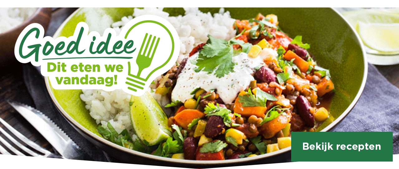 Goed idee | Dit eten we vandaag! | Bekijk recepten
