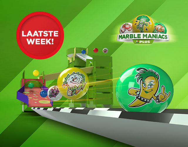 Marble Maniacs: laatste week sparen! | Bekijk spaarversnellers