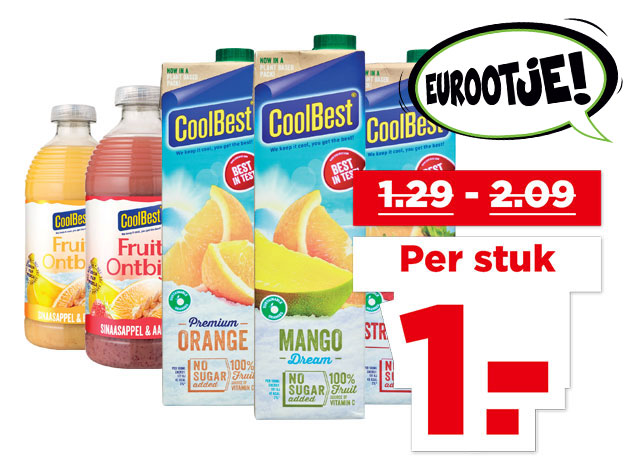 Coolbest Sap, smoothie of fruitontbijt | Bekijk aanbieding