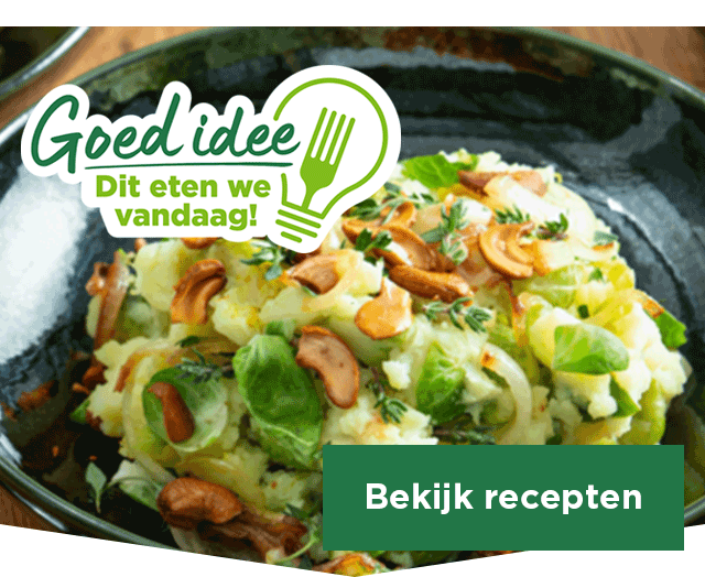 Goed idee | Dit eten we vandaag! | Bekijk recepten