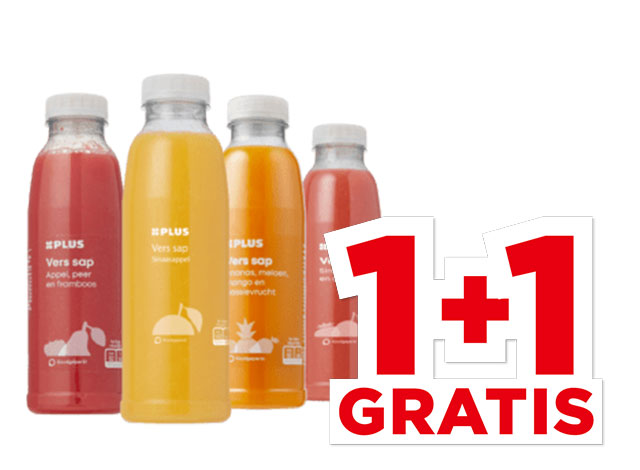 PLUS Vers sap of smoothie | Bekijk aanbieding