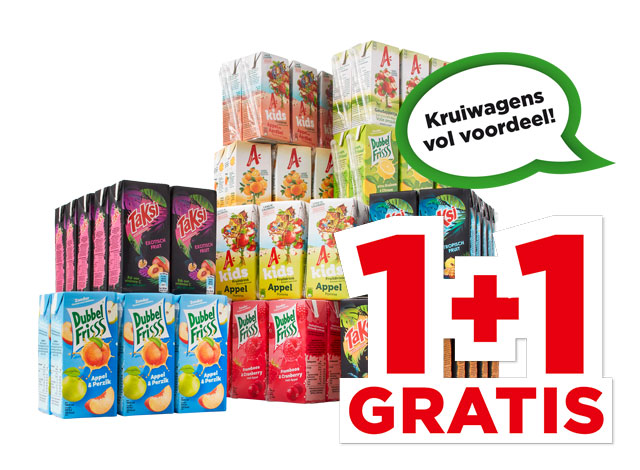 Alle Dubbelfrisss, Taksi of Appelsientje Mini-pakjes | Bekijk aanbieding