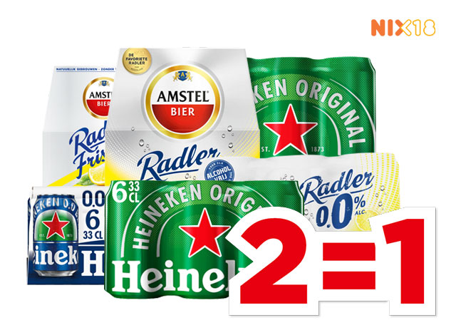 Amstel Radler of Heineken | Bekijk aanbieding