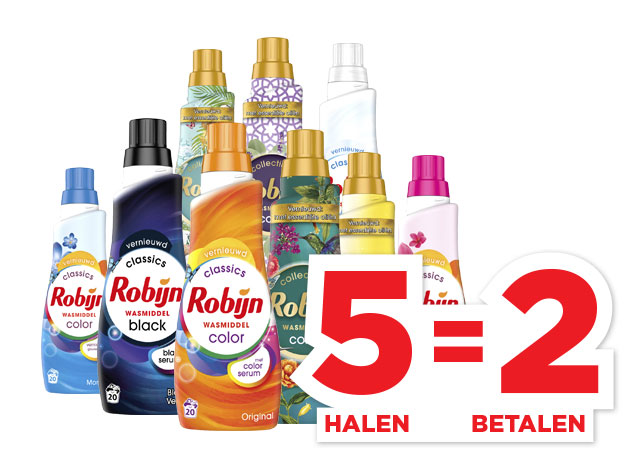 Robijn Klein & krachtig | Bekijk aanbieding