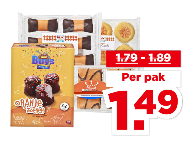 Koningsdag Oranje koek of zoenen | Bekijk aanbieding