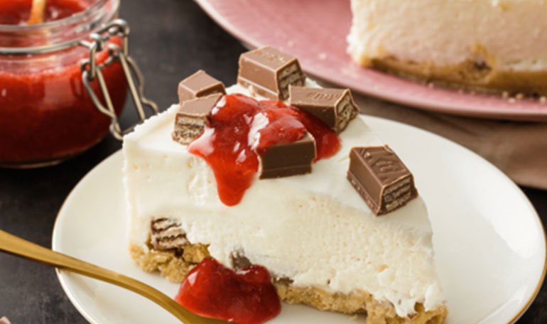 KitKat kwarktaart | Bekijk recept