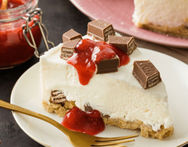 KitKat kwarktaart | Bekijk recept