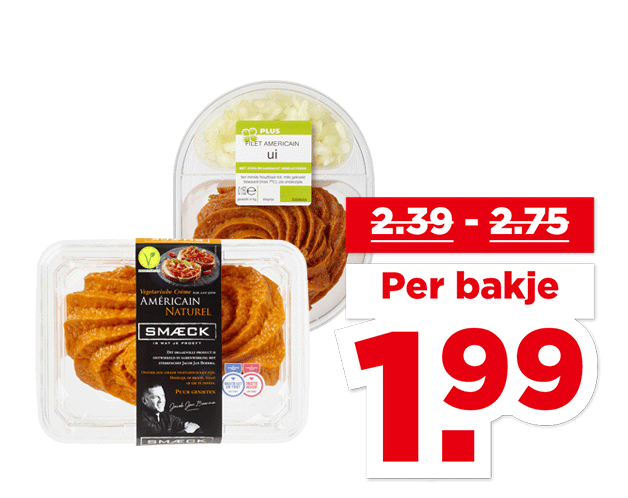 PLUS Filet Americain of Smaeck Crème Americain | Bekijk aanbieding