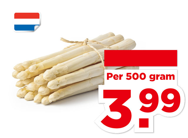 PLUS Nederlandse Witte asperges | Bekijk aanbieding