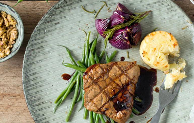 Biefstuk met balsamicosaus | Bekijk recept