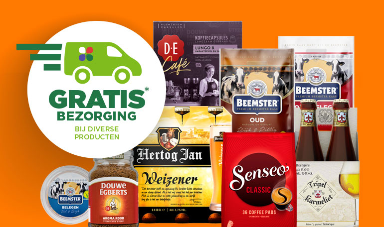 Gratis bezorging bij diverse producten | Bekijk producten