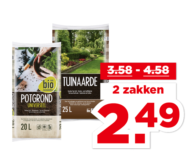 Potgrond Bio of Tuinaarde | Bekijk aanbieding