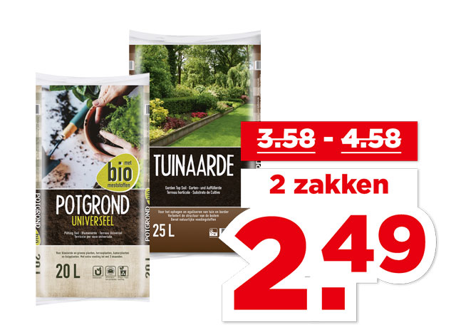 Potgrond Bio of Tuinaarde | Bekijk aanbieding