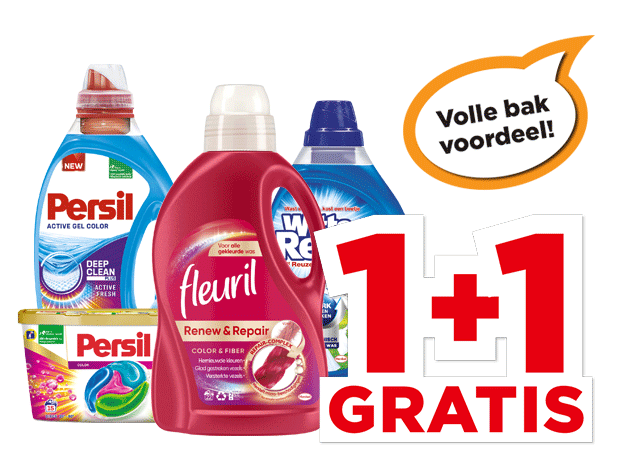 Alle Persil, Reus of Fleuril wasmiddel | Bekijk aanbieding